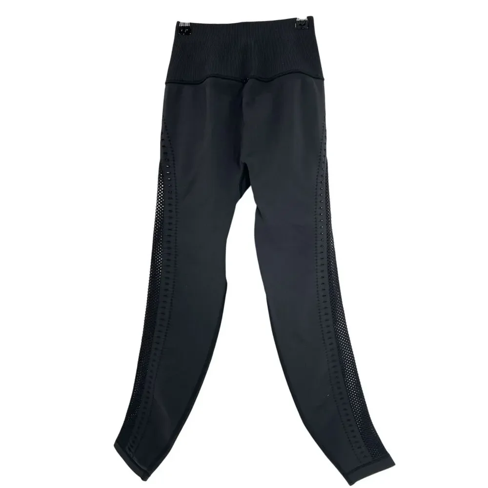 Alo Yoga Seamless Black Open Air Leggings Size S